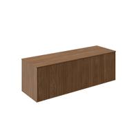 Crosswater Limit Ensemble meuble de salle de bains - 140x45x45cm - 2 tiroirs - royal walnut SW1026452/SW1026429/SW1026459