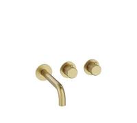 Crosswater Module 3ONE6 Mitigeur bain - mitigeur encastré - 2 finitions de commande - effet laiton brossé inox SW1176759/SW876279