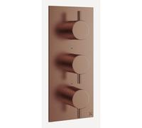 Crosswater MPRO 3 Mitigeur de douche - thermostatique - 3 boutons - vertical - bronze brossé PRO3000LBPBZ