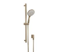 Crosswater MPRO Ensemble de douche glissante - 70cm - douchette ronde 3 positions - laiton brossé MPROKITF