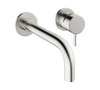 Crosswater MPRO Robinet de lavabo - encastré - 2 trous - inox PRO120WNV