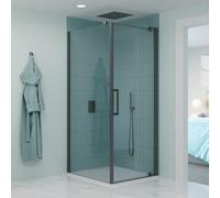 Crosswater Optix paroi latérale pour porte pivotante - 90cm - ardoise OXWPSPTC0900
