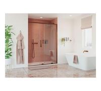 Crosswater Optix Porte coulissante à fermeture douce 1500 - Bronze brossé OXSLBZC1500