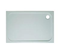 Crosswater Shower Tray receveur de douche - 90x150x4.5cm - avec traitement anticalcaire - stone résin - blanc SR0R91500