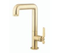 Crosswater Union Mitigeur lavabo - rehaussé - eau froide - Laiton brossé UB112DNU