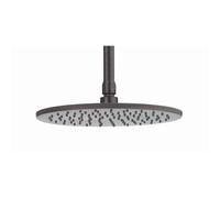 Crosswater Union Pommeau de douche - 25cm - rond - brushed black chrome (gunmetal) UB250B