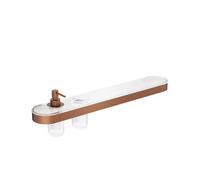 Crosswater Velo Planchette - 60cm - distributeur de savon - porte-gobelet - bronze brossé VE040BZ