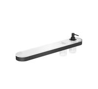 Crosswater Velo Planchette - 60cm - distributeur de savon - porte-gobelet - noir mat VE040M