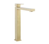 Crosswater Verge mitigeur de lavabo surélevé laiton brossé VR112DNF