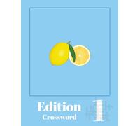 Crossword 8.5 x 11 Large Print: Crossword with Easy to Read Print about Cooking, Travelling, Holidays and More | 8.5x11 inches, 110 pages | 50+ Puzzles … Gift for Vacations, Holidays and Free Times