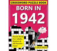 Crossword Puzzle Book: Bron In 1942: Large Print Crossword Brain Games for Relaxing Puzzle Time and Mind Training