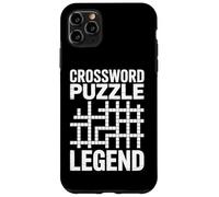 Crossword Puzzle Legend Cruciverbalist Fan De Mots Croisés Coque pour iPhone 11 Pro Max