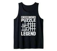 Crossword Puzzle Legend Cruciverbalist Fan De Mots Croisés Débardeur