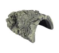 Crotte de Peau de Tortue, Reptile Selsification Reptiles, Grotte Résine Réaliste pour Les Petits Lézards, Geckos, Fournit Une Terrasse Rampante et Un Lieu Cachette sécurisé, Idéal pour l'aquarium