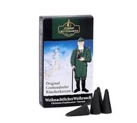 Crottendorfer 1001 Weihnachtlicher Weihrauch Lot de 24 cônes d'encens Anti-Tabac d'origine Senteurs de Noël Taille M