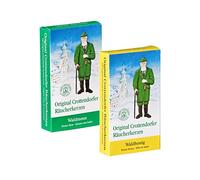 Crottendorfer Cônes d'encens - différents parfums de Noël - lot de 2, Miel de forêt + mousse forestière.