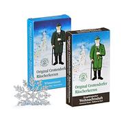 Crottendorfer Cônes d'encens - différents parfums de Noël - lot de 2, Parfum de Noël des Monts Métallifères + Rêve d'hiver
