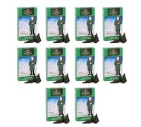 Crottendorfer Lot de 10 paquets de 24 cônes d'encens - Parfum forêt chaud et épicé aux huiles essentielles de sapin noble - Hauteur : 2,7 cm - Diamètre : 1,2 cm - Durée de combustion : 15 min par cône