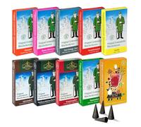 Crottendorfer Lot de 10 x 24 cônes d'encens de taille M avec trois rois, parfum de cheminée, parfum de sapin, encens de Noël, pomme cannelle, parfum de l'Avent, parfum de bois de santal, etc.