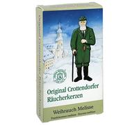 Crottendorfer Lot de 24 cônes d'encens Parfum mélisse Taille M Fabriqué en Allemagne