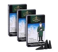 Crottendorfer Lot de 3 paquets de 24 cônes d'encens originaux Senteur encens de Noël