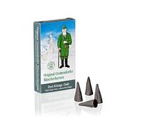 Crottendorfer Räucherkerzen 1010 Lot de 24 cônes d'encens Anti-Tabac Senteur Rois Mages Taille M