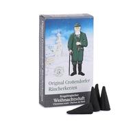 Crottendorfer Räucherkerzen 1011 Lot de 24 cônes d'encens Anti-Tabac Senteur Noël dans Les Monts Métallifères Taille M