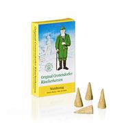 Crottendorfer Räucherkerzen - Bâtonnets d’encens/Bougie parfumée - Miel de forêt - Lot de 24, Taille M - Fabriqué en Allemagne