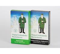 Crottendorfer Räucherkerzen Lot de 2 parfums de Noël et de sapin.