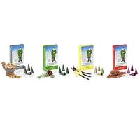 Crottendorfer Räucherkerzen Lot de 4 cônes d'encens, différents parfums (sapin, santal, 3 rois, vanille)