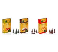 Crottendorfer Sensual Magic Lot de 60 cônes d'encens Parfum Fire of Love Harmony + Coffee House Taille M