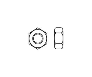 Crous Hexagonaux Toolcraft 888119 Din 934 M4 10 Pc(s)