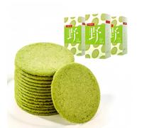 Croustillants Et Moelleux, Biscuits Au Matcha -Sans Gluten, Végétaliens - Parfaits Pour Le Thé, Une Collation Saine Avec De La Poudre De Thé Vert 40g*3