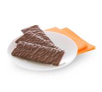 Croustillants protéinés enrobés Chocolat Noir boîte de 10