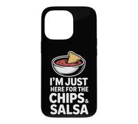 Croustilles Amusantes et Salsa Disant Que Je suis Juste là pour ça Coque pour iPhone 13 Pro