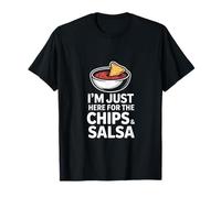 Croustilles Amusantes et Salsa Disant Que Je suis Juste là pour ça T-Shirt
