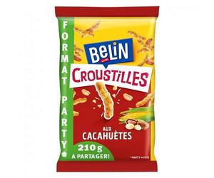 Croustilles Party Cacahuetes 210G - Lot De 4 - livraison offerte