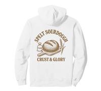 Croûte d'épeautre au levain et Gloire Motif Boulangerie Rustique Sweat à Capuche