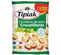 Croûtons Ail TIPIAK - le sachet de 75 g Lot De 4 - Par Lot