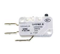 Crouzet Microrupteur avec stylet 1 CO Connexion Cosses 6,3 mm Compatible avec Meiko pour lave-vaisselle pression dv120, dv160, dv240, dv270, DV40, dv80, FR30, fv110, fv130, fv250, FV25, fv28, fv40.2, fv40 N, fv40t, fv70t