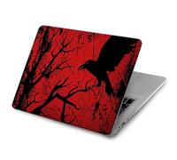 Crow Black Blood Tree Etui Coque Housse pour MacBook Pro 14 M1-M5 A2442 A2779 A2992 A2918 A3112 A3185 A3401 A3434 A3112