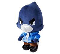 Crow Brawl Stars Line Friend Plush Buddy Poupée avec veste de combattant oiseau 17,8 cm