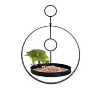 Crow Feeders Outside Metal - Ring Design Weatherproof Feeding, durable, high-performance, Tray Bird Feeder, Home Garden Patio Aviary Watching | Multipurpose Outdoor Indoor Utility