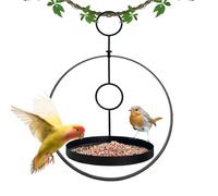 Crow Feeders Outside Metal - Ring Design Weatherproof Feeding, Tray Bird Feeder Home, Garden Patio Aviary Watching Food | Outside Metal Ring Design Weatherproof Feeding Tray Bird Feeder Home Gar