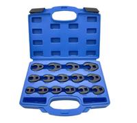 Crow Foot Wrenches Set 15-piece multifunctiona Repair Tools with Carry Case