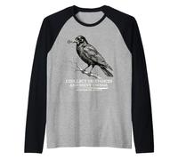 Crow I Collectionne Griefs and Shiny Things Funny Vintage Manche Raglan