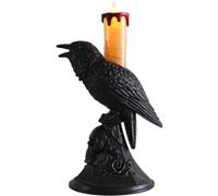 Crow Light - Vintage Resin Bird Table Lamp, 4.72*3.54*7.87 Inches