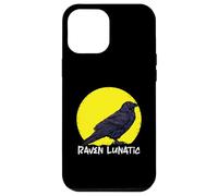 Crow Raven Moon Lunar Lunatic Crow Fan Corbeau Animal Coque pour iPhone 12 Pro Max