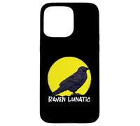 Crow Raven Moon Lunar Lunatic Crow Fan Corbeau Animal Coque pour iPhone 15 Pro Max