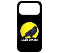 Crow Raven Moon Lunar Lunatic Crow Fan Corbeau Animal Coque pour iPhone 17 Pro Max